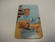 1971 Topps Super Baseball Carl Morton Card #28 Montreal Expos