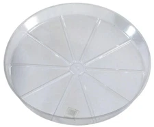 8" CLR Plant Saucer,No VS8VUS,  Woodstream Corp, PACK of 50