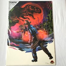 Image of Jurassic Park Lithograph Art print Numbered Collector Official "NEW" SEALED COA