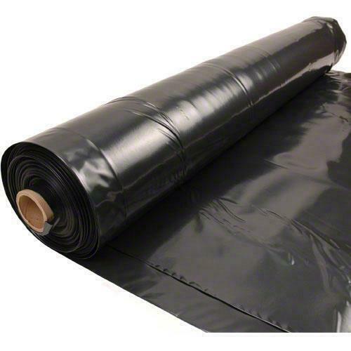 PolyAmerica 410B 10 ft X 10 ft 4 Mil Plastic Sheeting Black for sale online eBay