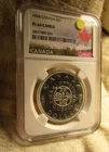 1964 CANADA SILVER DOLLAR...NGC PL 64 CAMEO..CANADA MAPLE  LEAF   HOLDER
