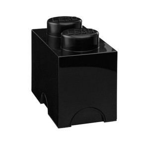 black lego storage box