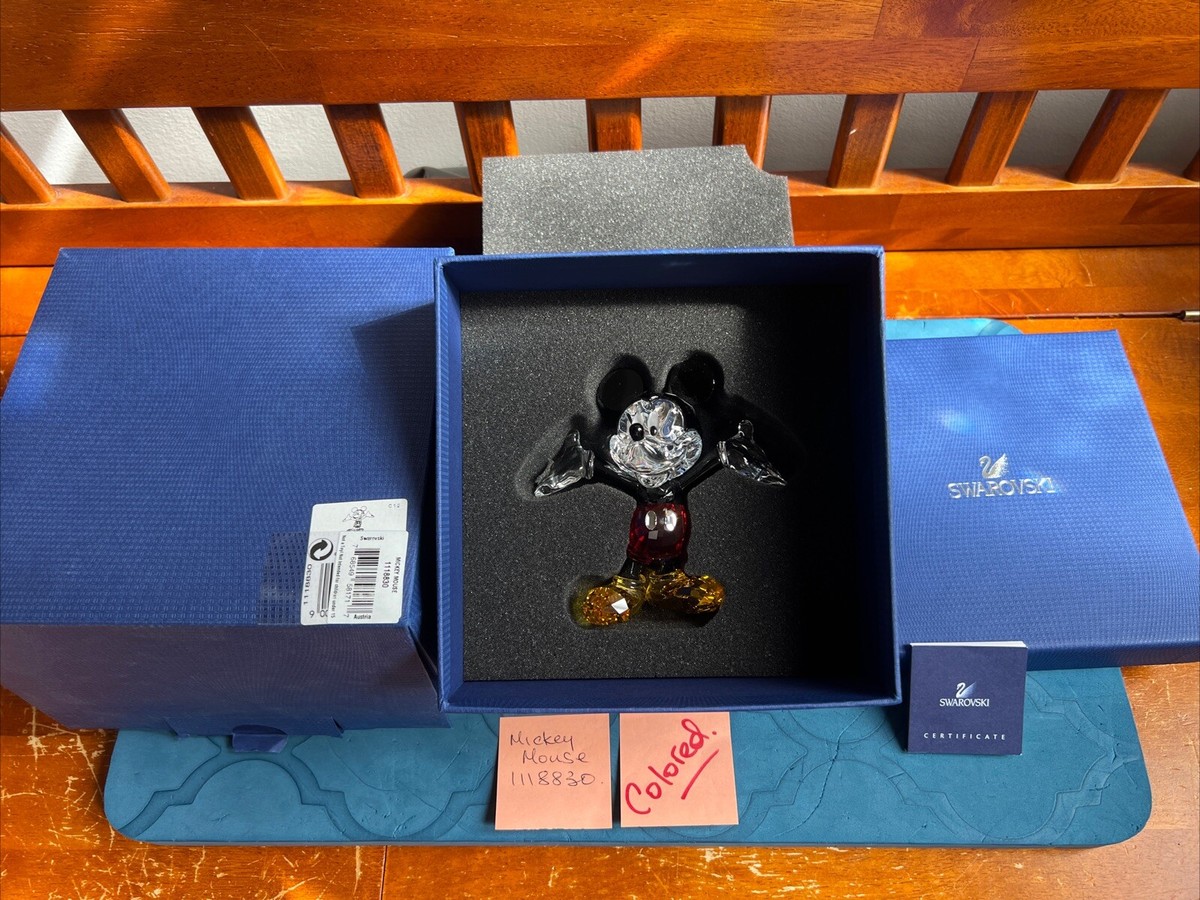 Swarovski Mickey Mouse 置物　未使用　箱保管 Swarovski 2012 Disney Mickey Mouse 1118830 Mint in box. | eBay