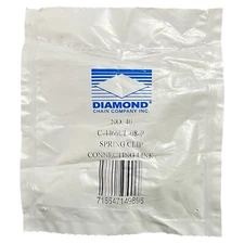 Diamond Chain Company No. 40 C-4466CL-08-P Spring Clip Connection Link