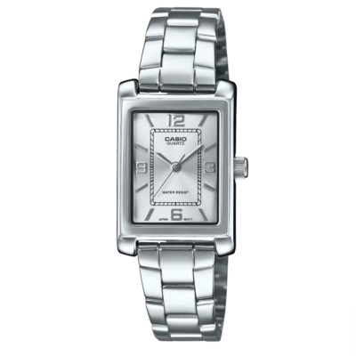 CASIO LTP-1234DD-7A Women Classic Japan Quartz Analog Watch Silver Dial 
