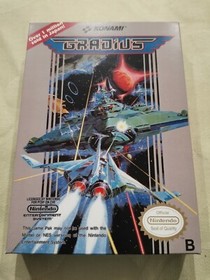 NES GRADIUS  BOX ONLY NO GAME NO MANUAL PAL B VERSION ONLY FOR DISPLAY