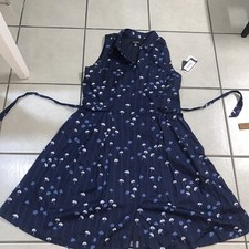 Nine West Umbrella  Print Boho Women’s Comfy Cute Chic Dress  SZ 14 Retails $89