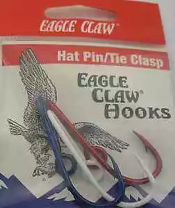 Eagle Claw Red White Blue Hat Hook Set 3Ct
