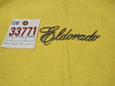 Cadillac Eldorado Script Original #33771-G3