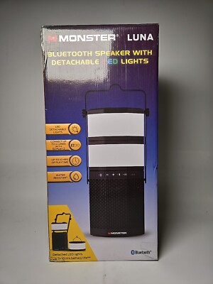 Monster 990334657 Luna Portable Speaker, Black