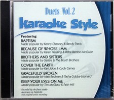 Duets Volume 2 Karaoke Style NEW CD G Daywind 6 Songs