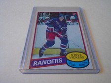 1980-81 OPC /  23 STEVE VICKERS NEW-YORK RANGERS