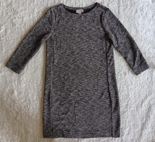 Ann Taylor LOFT Outlet Women Casual Dress XS Gray/Black/White Heather