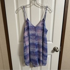 Show Me your mumu purple tunic sz Lg