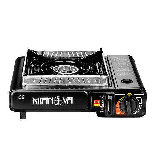 Campingkocher Gaskocher 2in1 LPG Anschluss Herd Gasflaschen Grillplatte Grill - Bild 4 von 4