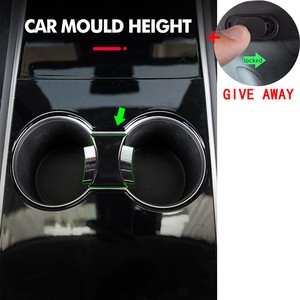 For Tesla Model 3 Cup Holder Clip Car Water Cup Slot Slip ...
