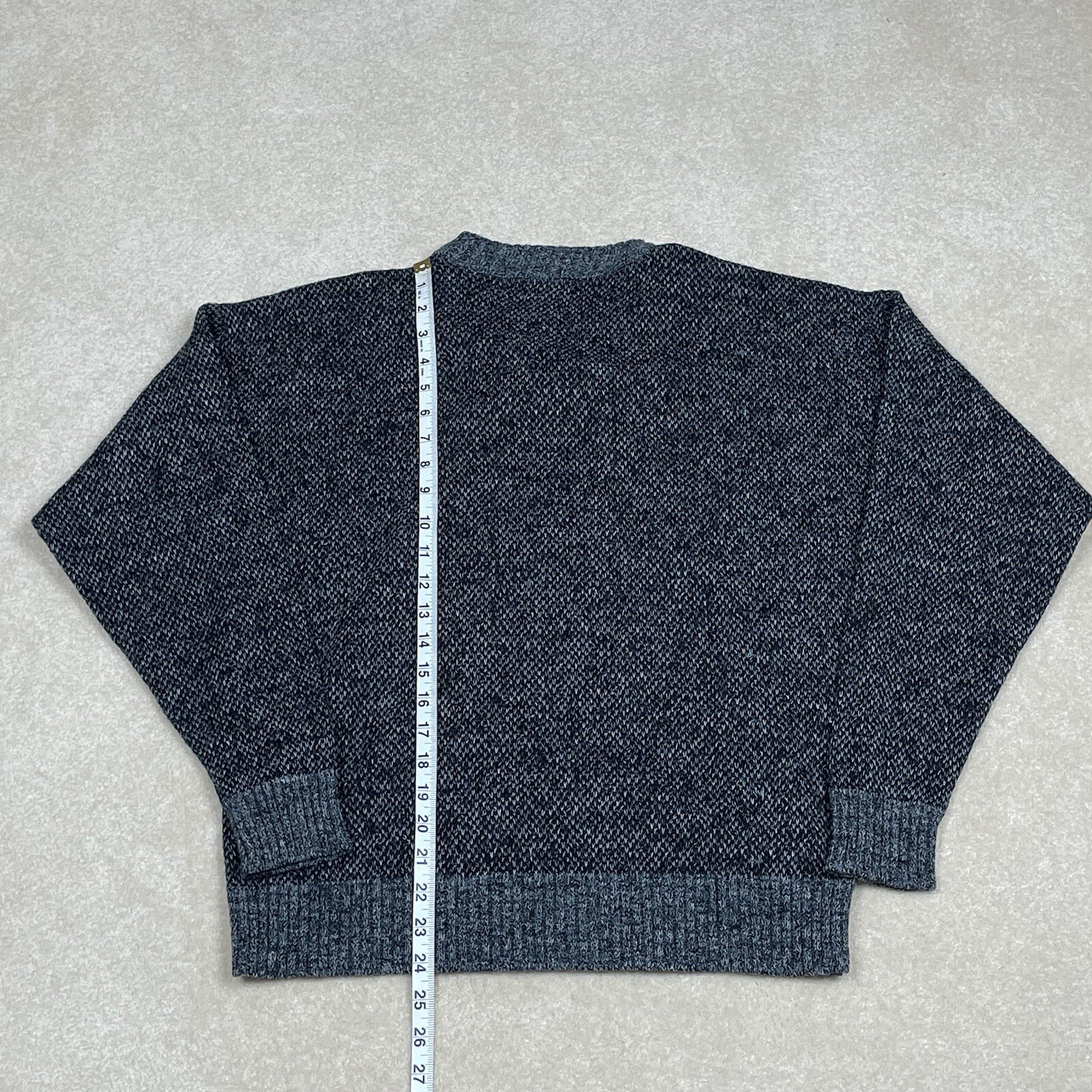 VTG Le Tigre Patchwork Checkered Houndstooth Swea… - image 11