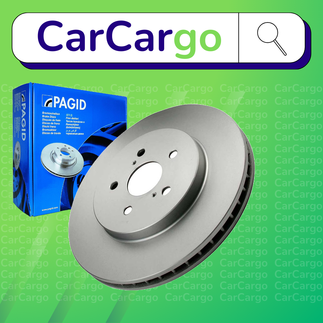 Pagid Vented Front Brake Discs Pair For Lexus RX 330 AWD 2003-2008 319 mm