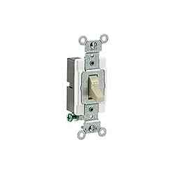 Leviton CS115 Toggle Switch, 120/277V, 15A, Single-Pole AC Quiet Switch