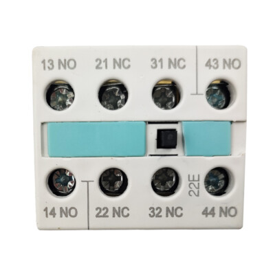 3RH1921-1HA22 auxiliary switch Contact Block 2NO 2NC 10A EN50012 4P NEW