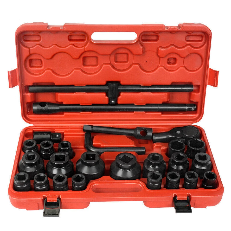 3/4" Dr Metric Impact Socket Set 27 PCS 21-65 mm Shallow Socket AU STOCK - image 4 of 4