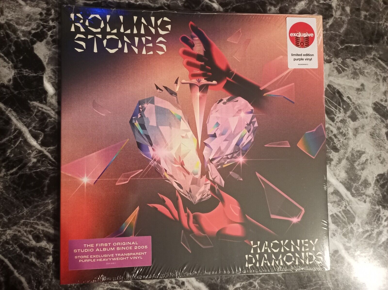 The Rolling Stones Hackney Diamonds Vinyl Record LP New Sealed Purple