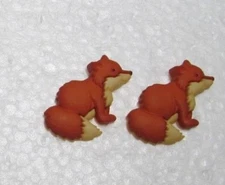 Animals Forest Stud Nickel Free Earrings Skunk-Deer-Hedgehog-Owl-Red Fox-Beaver