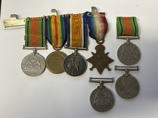 Joblot Of War Medals WWII Defence Medal 1914 1918 Medal Victory medal and more