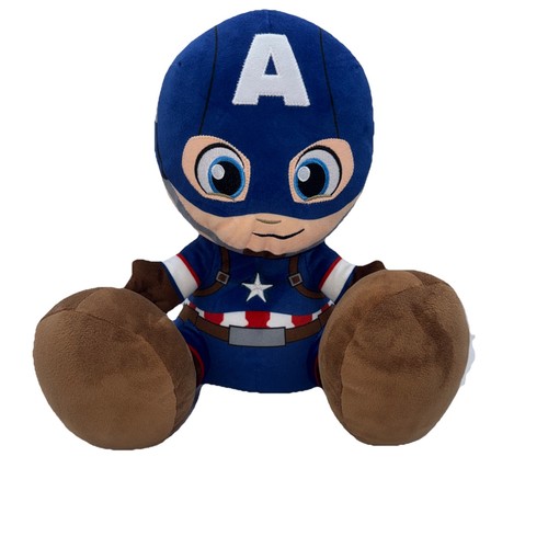 Rare Disney Big Feet Plush Captain America Disneyland Paris