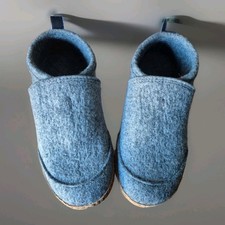 WOOLFIT TAIGA SLIPPER BOOTS/LT GREY/LEATHER SOLE/MULTIPLE SIZES/PRE-OWNED