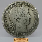 1912-S Barber Silver Half Dollar - #C57067NQ