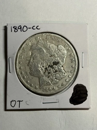 1890-CC Morgan Dollar VF Details Better Date CC