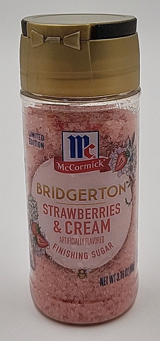 McCormick Bridgerton Limited Edition Finishing Sugar – Strawberries & Cream Lemon Flavor