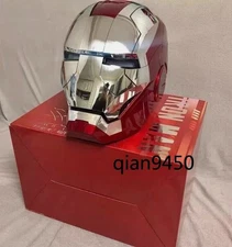 Autoking Iron Man Helmet MK5 1/1 Voice-controlled Mask US Stock New Cosplay Gift