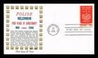 US COVER POLAND MILLENNIUM FIRST DAY ISSUE KHOL KRAFT CACHET