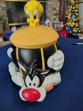 Sylvester and Tweety Cookie Jar Plastic