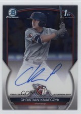 2023 Bowman Draft Chrome Prospect Auto Christian Knapczyk #CDA-CKN Auto 5d5