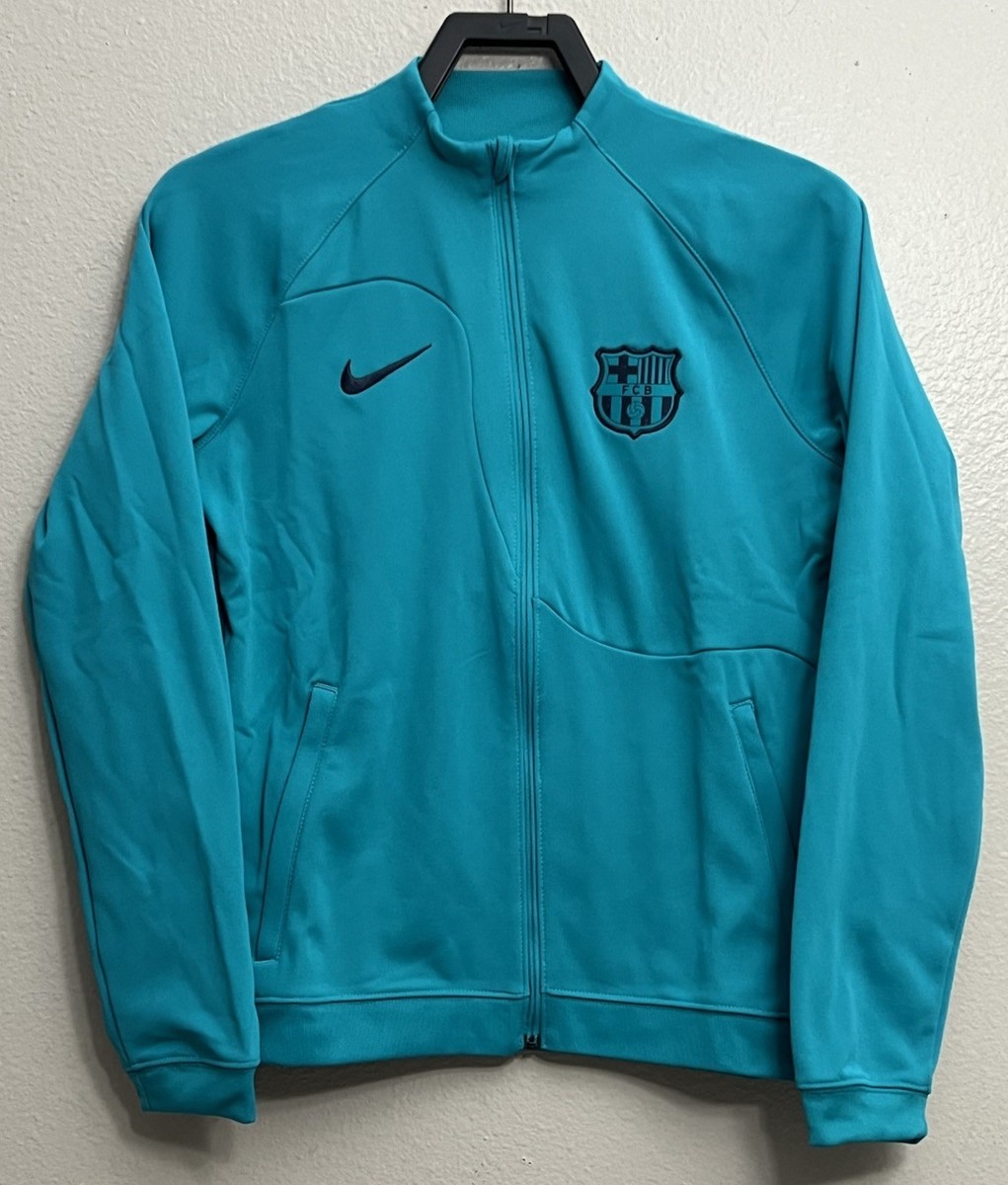 【上下セット】FCBarcelona ジャージ上下 XL 水色 NIKE Nike FC Barcelona 2023 Academy Pro Anthem Soccer Jacket Boys Size