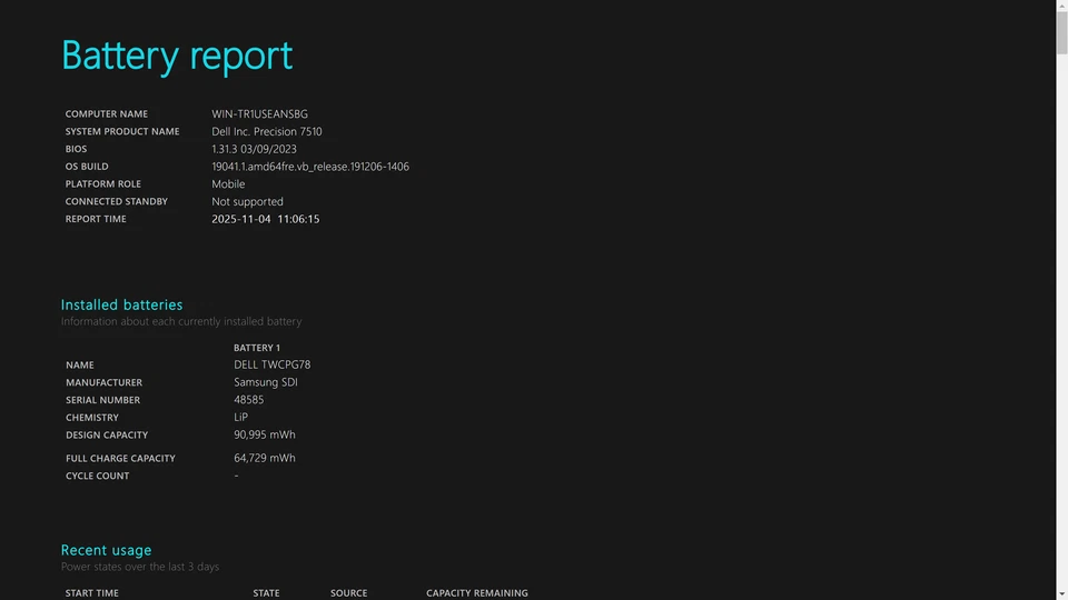 Dell Precision 7510 15" UHD 4K XEON E3-1545M V5 1TB SSD 32GB W10P Quadro M2000M Foto 2 de 4