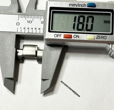 SEIKO Watch metal Strap Link for Seiko Solar V157-0BB0 Titanium watch 18.0mm.