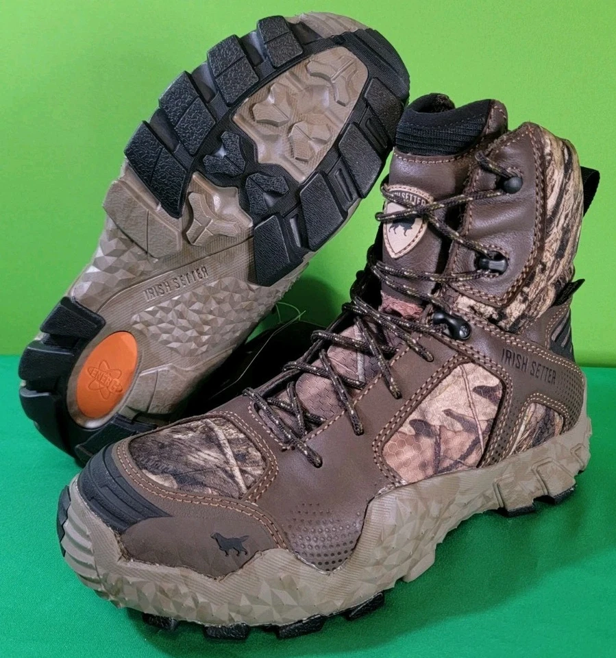 Irish Setter Insulated VAPRTREK 8" WP Hunting Boots, Mossy Oak Camo, Women's 9.5 - Image 2 of 4