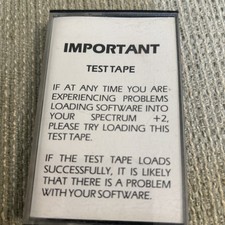 Sinclair Testband Sinclair ZX Spectrum Spiele A17