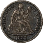 1884-P Seated Liberty Dime