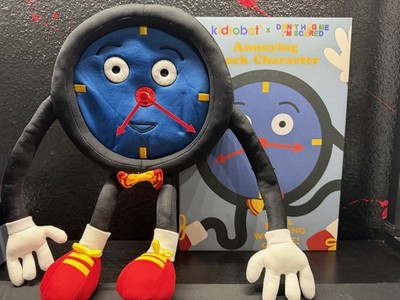 Official Kidrobot Don t Hug Me I m Scared 13  Plush  Tony'' The Annoying Clock 