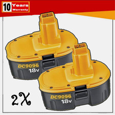 2 PACK 18V Battery For Dewalt 18 VOLT XRP DC9096 DC9098 Ni-MH DC9099 NEW