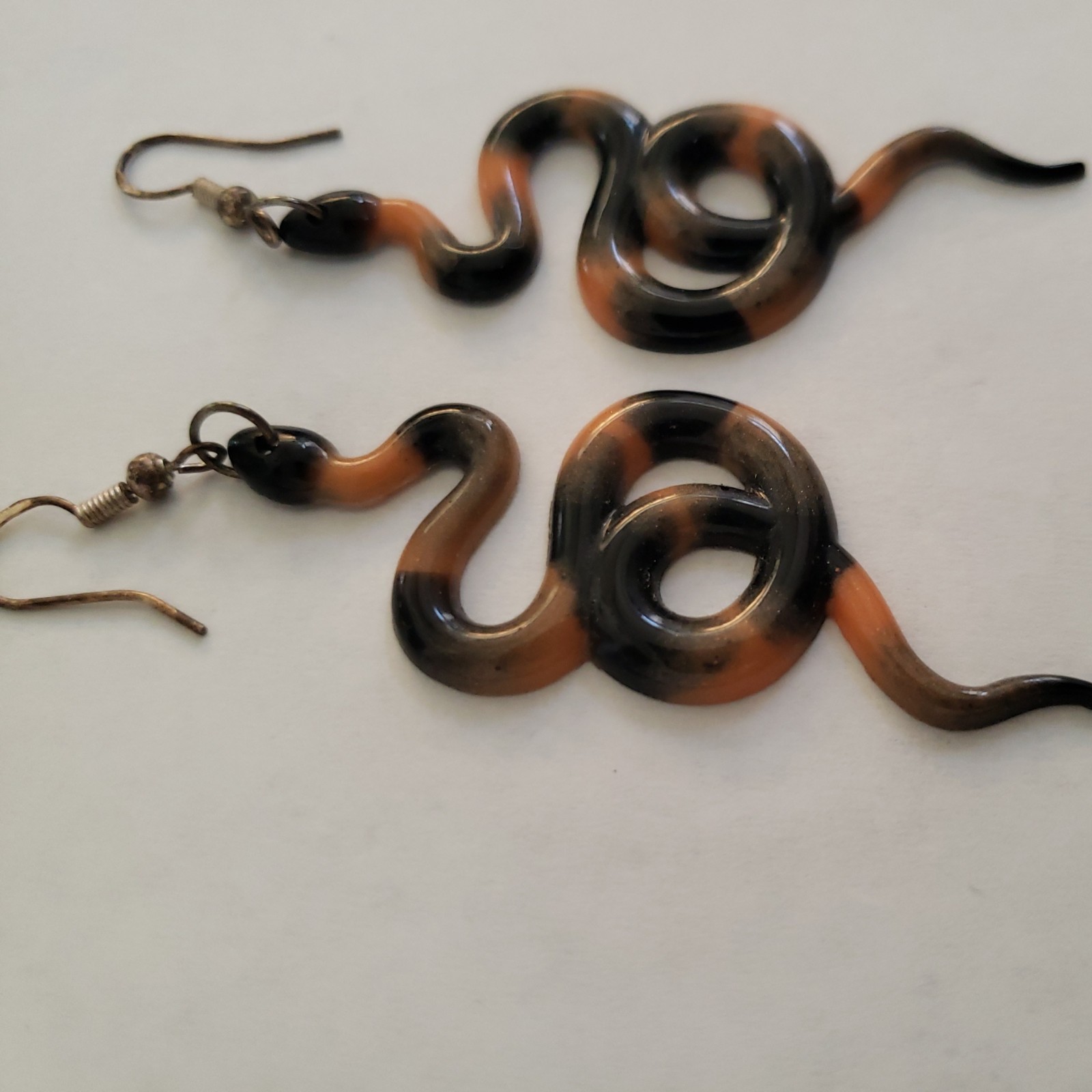 Artisan Statement Original 1990's Snake dangle Ea… - image 3