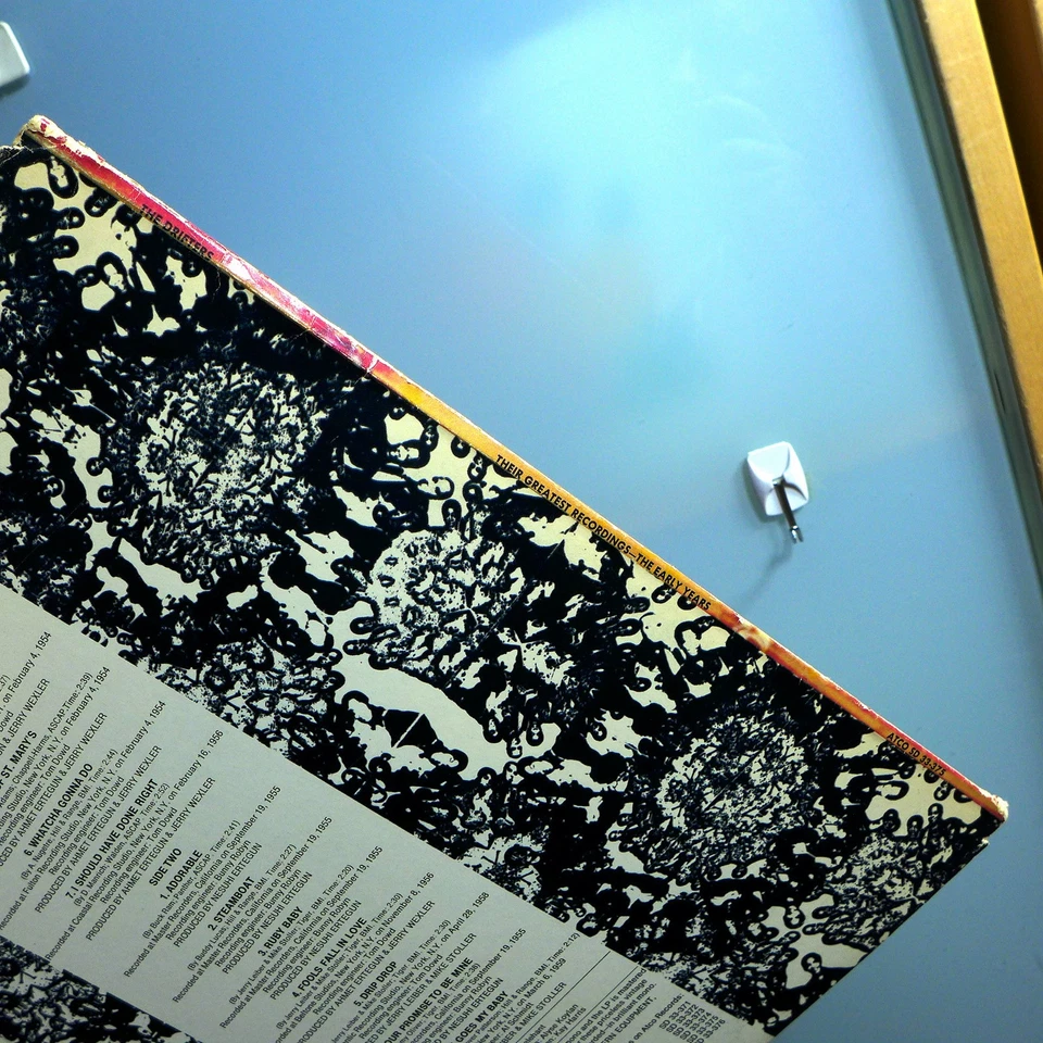 THE DRIFTERS w/CLYDE McPHATTER+BEN E. KING~RARE ORIG '71 MONO WHITE LBL PROMO LP - Image 4 of 4