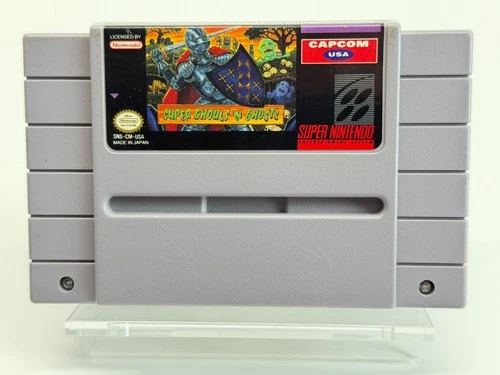 Super Ghouls 'n Ghosts (Super Nintendo SNES) Game Cartridge Authentic & Tested