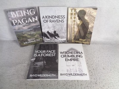 Lot of 5 Rhyd Wildermuth Being Pagan A Kindness of Ravens Witches PB Books