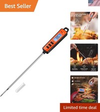 TP01A Digital Meat Thermometer for Cooking Candle Liquid Deep Frying Oil Cand...
